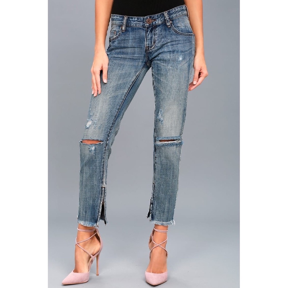 Oneteaspoon Freebirds Light Distressed Skinny Jean